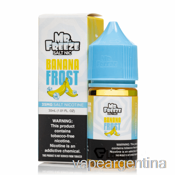 Banana Frost - Mr Frozen Salts - 30ml 35mg Vape Argentina